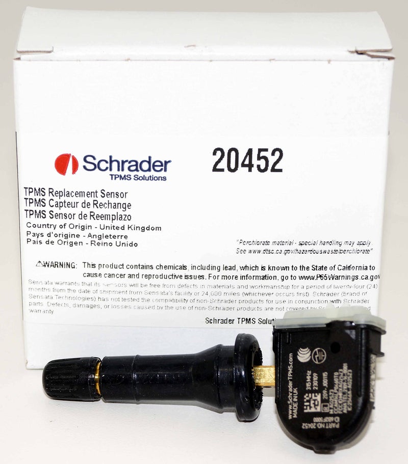 Schrader TPMS Solutions مستشعر ضغط الإطارات (TPMS) بديل OE من شرايدر 20452 سابقًا 20280، مطاطي، تركيب سريع، 315 ميغاهرتز، فورد F2GT-1A180-AB، F2GT-1A189-A (عبوة من 1)  - Image 3